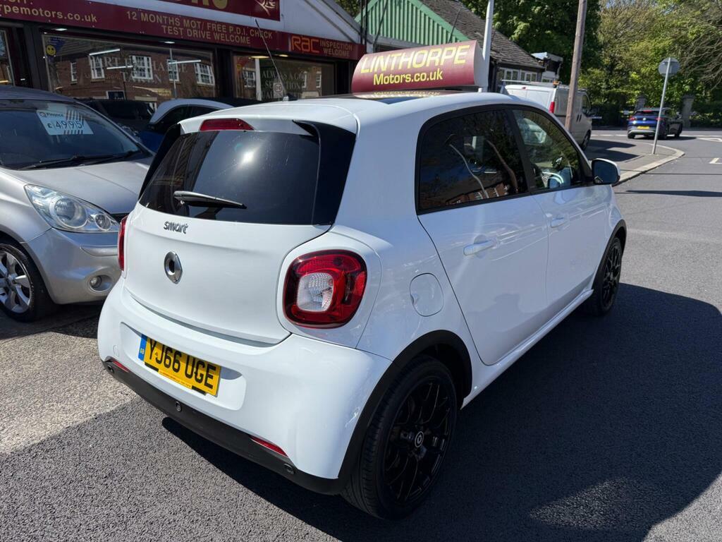 Smart Forfour 1.0 Edition White Twinamic Euro 6 S S YJ66UGE White #3
