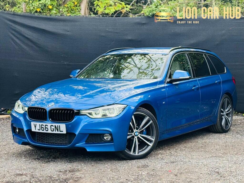 BMW 3 Series 2.0 320D M Sport Touring Euro 6 Ss YJ66GNL Blue #6