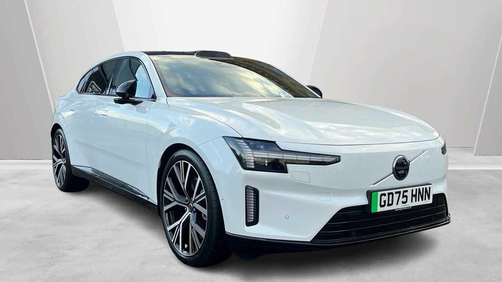 Volvo ES90 Ultra, Single Motor Extended Rangelidar-blis-22a White