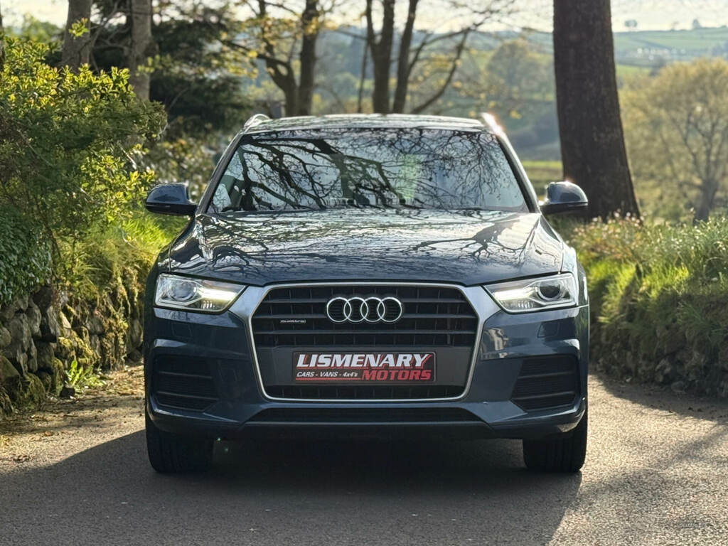Audi Q3 2.0 Tdi Quattro Se S Tronic LV65ZNH Blue #3