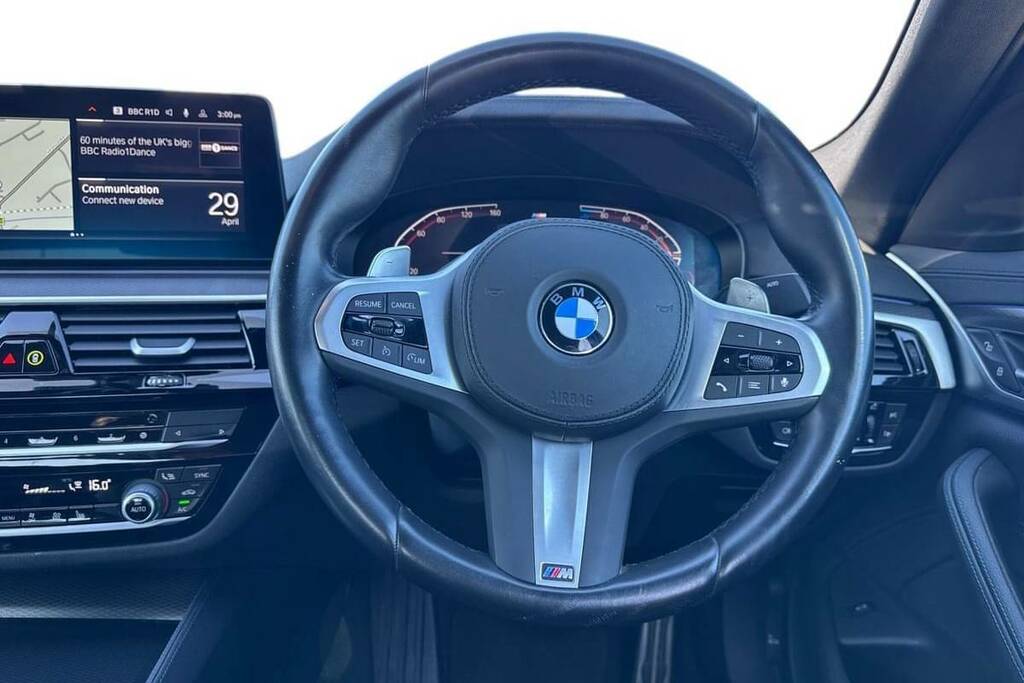 BMW 5 Series 520D Mht M Sport Step White #5