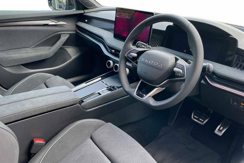 Skoda Superb 2.0 Tdi Sportline Dsg Blue #6