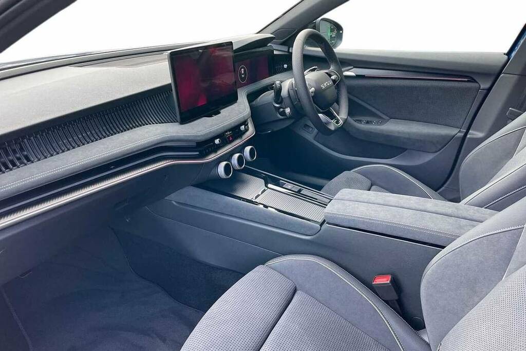 Skoda Superb 2.0 Tdi Sportline Dsg Blue #2