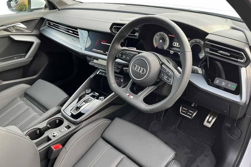 Audi A3 1.5 Tfsi 150 S Line S Tronic BN75SZX White #6