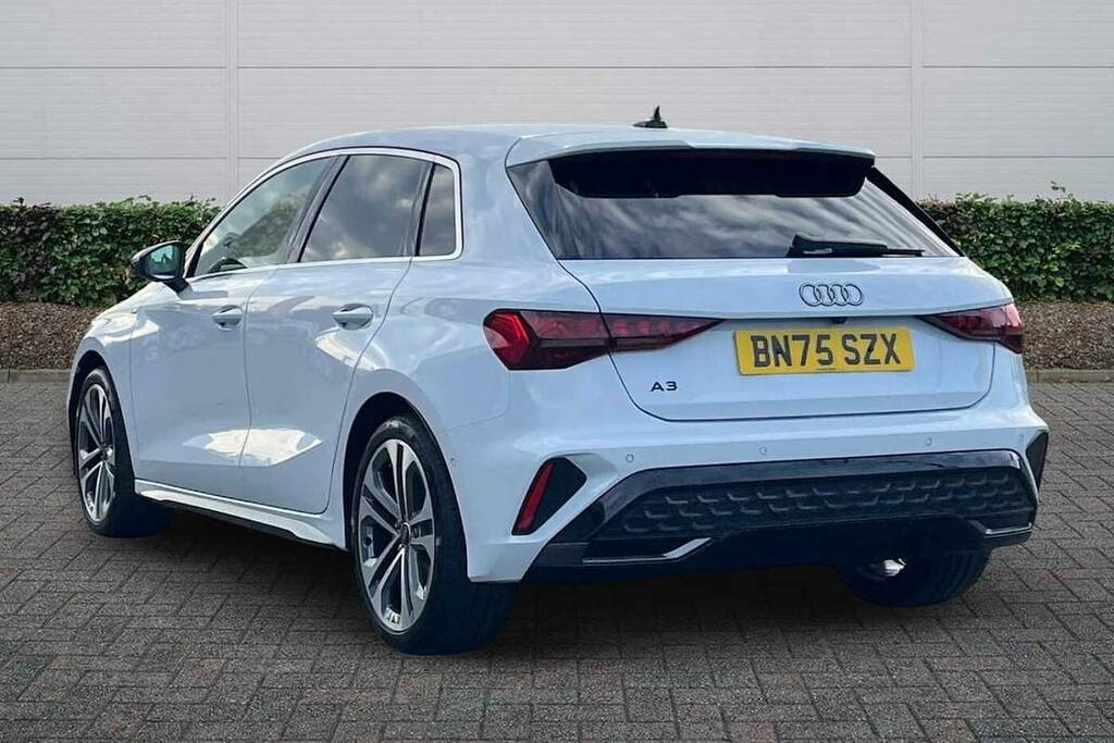 Audi A3 1.5 Tfsi 150 S Line S Tronic BN75SZX White #3