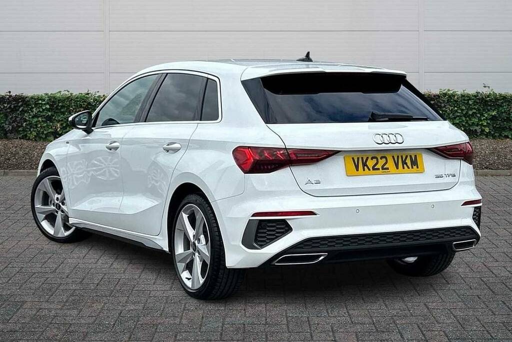 Audi A3 35 Tfsi S Line VK22VKM White #3
