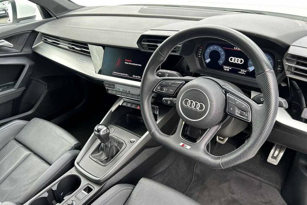 Audi A3 35 Tfsi S Line VK22VKM White #6