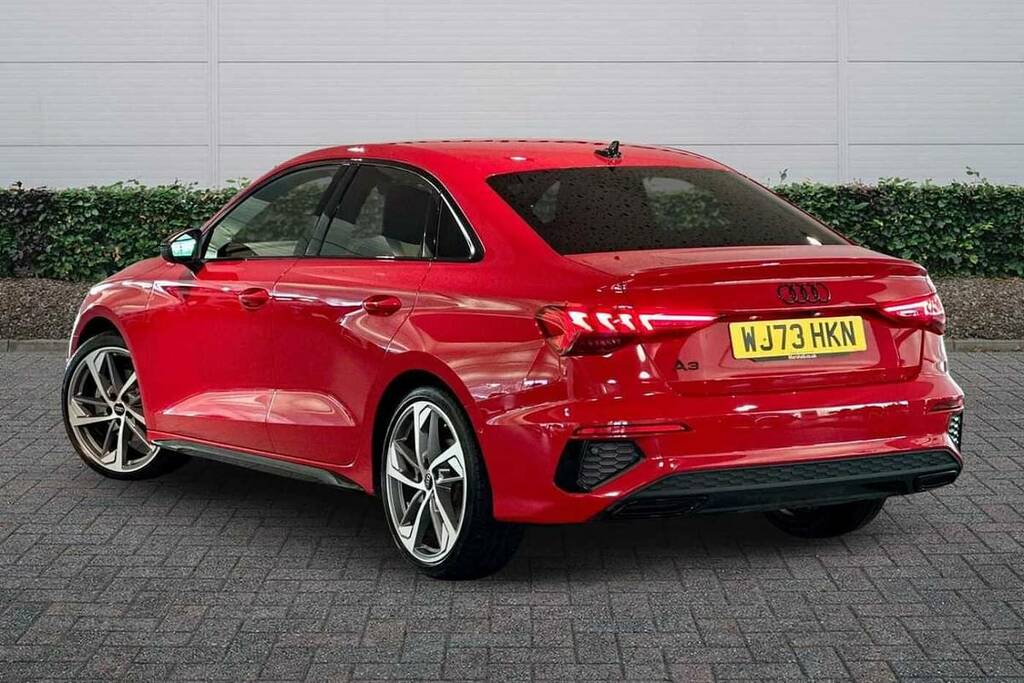 Audi A3 35 Tfsi Black Edition S Tronic WJ73HKN Red #3
