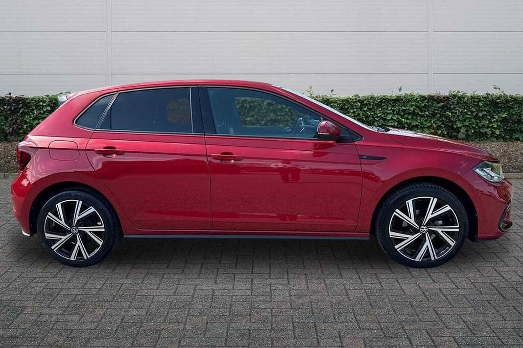 Volkswagen Polo 1.0 Tsi R-line FD23VKO Red #4