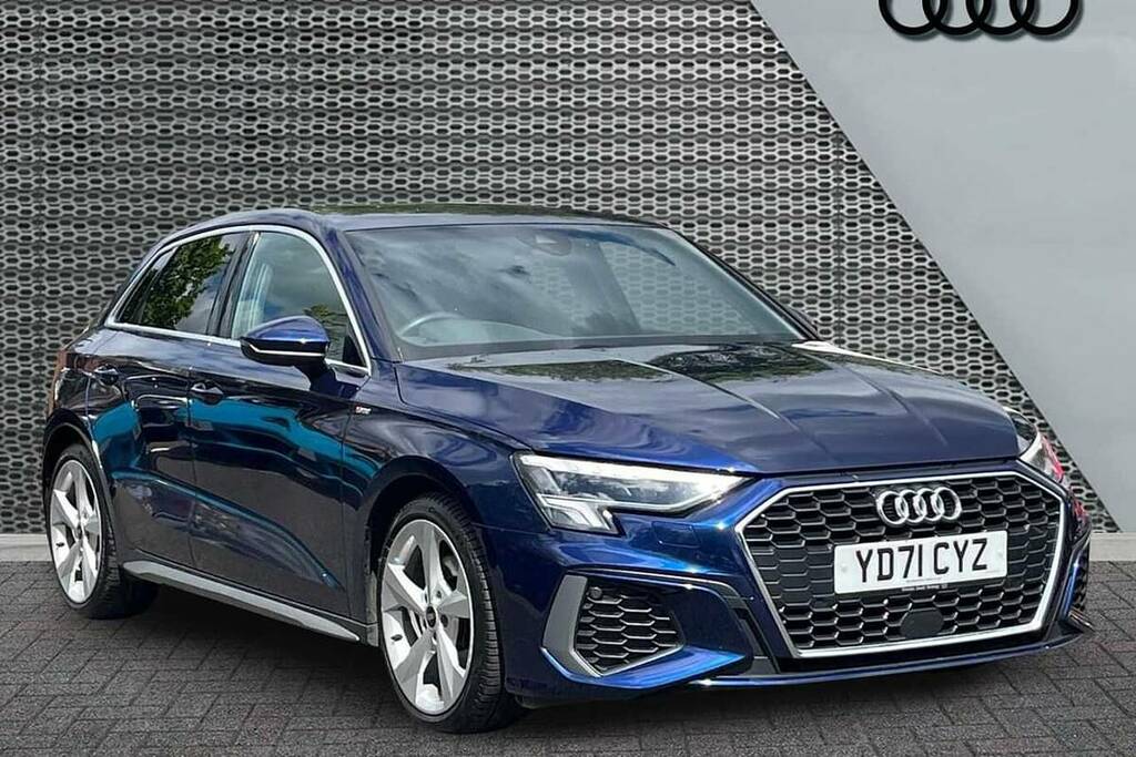 Audi A3 35 Tfsi S Line S Tronic YD71CYZ Blue