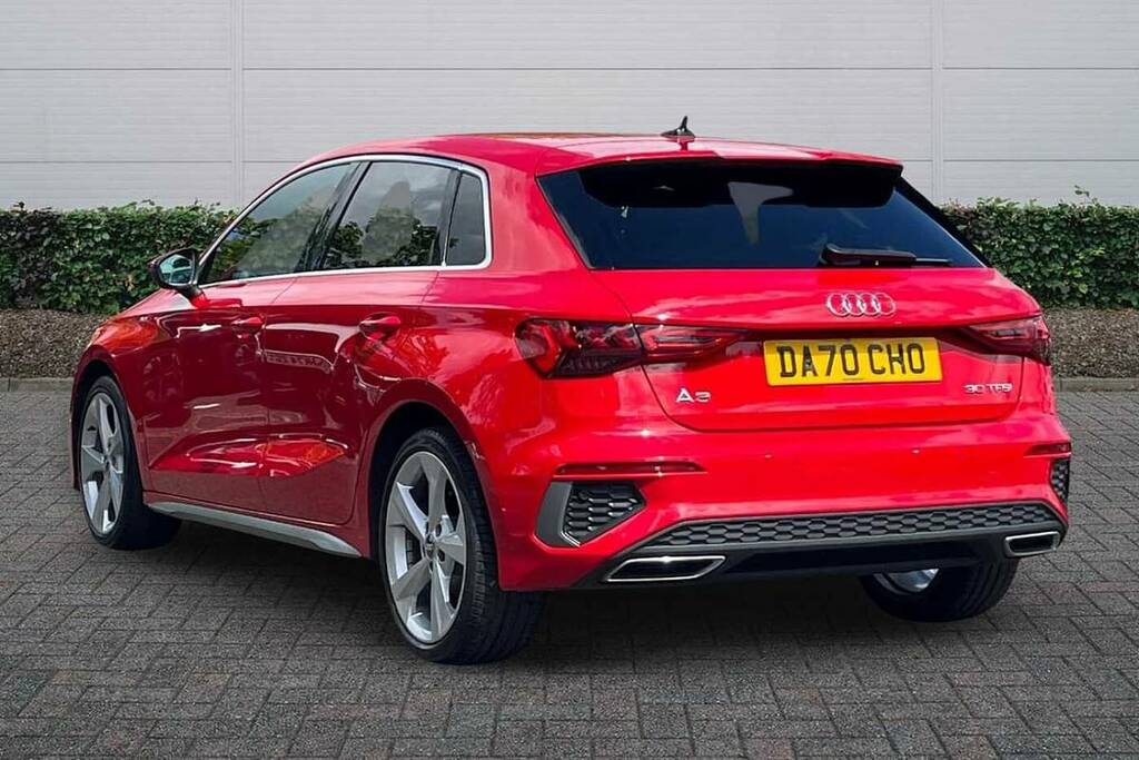 Audi A3 30 Tfsi S Line DA70CHO Red #3
