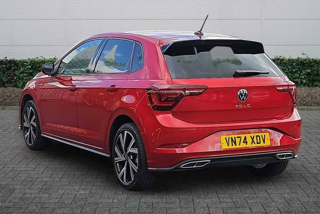 Volkswagen Polo 1.0 Tsi 115 R-line Dsg VN74XDV Red #3
