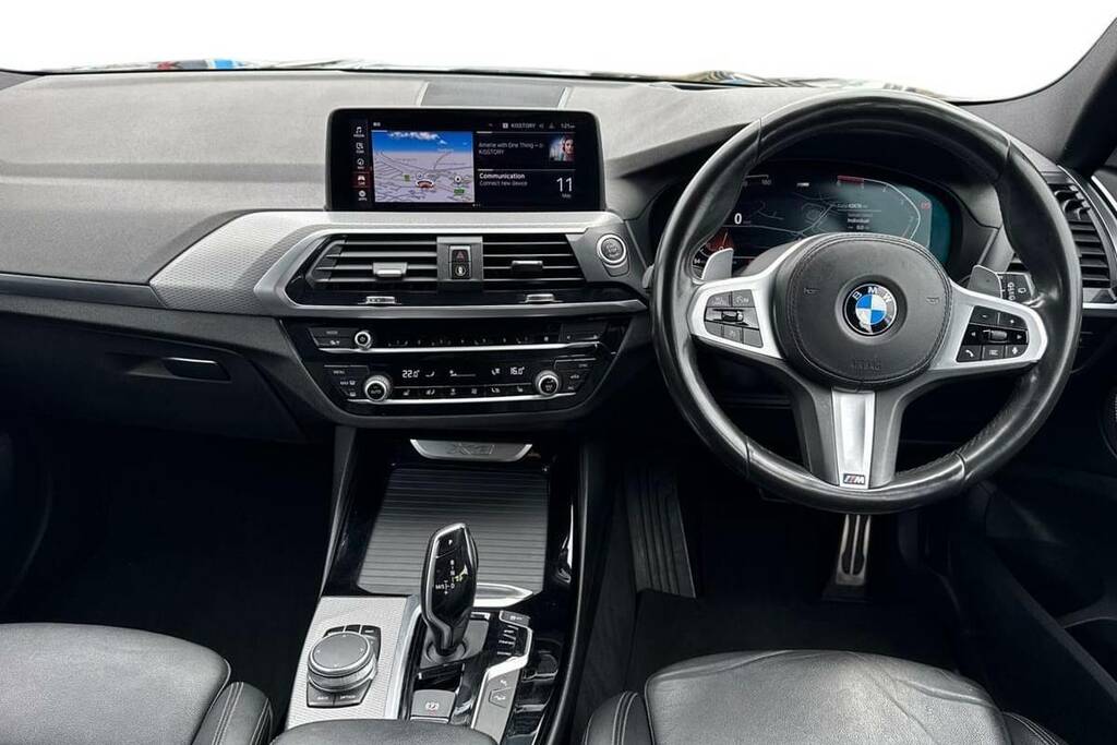 BMW X3 Xdrive20d Mht M Sport Step FG70XYM Blue #4