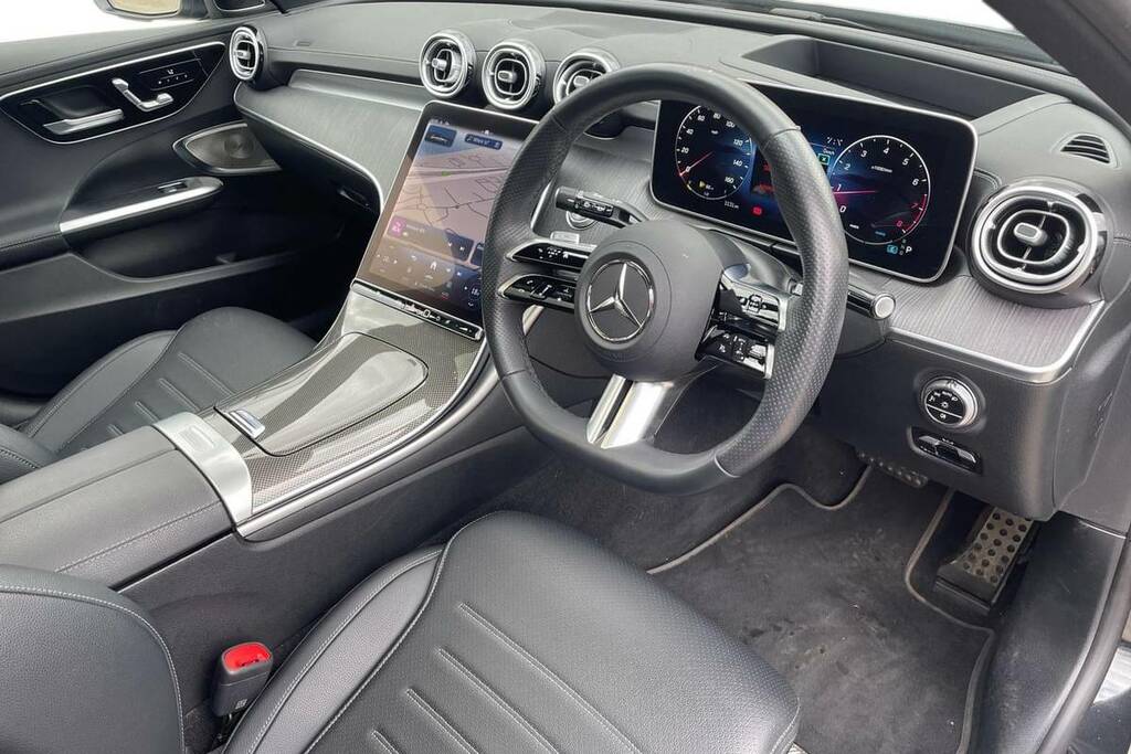 Mercedes-Benz C Class C200 Amg Line Premium Plus 9G-tronic Black #5