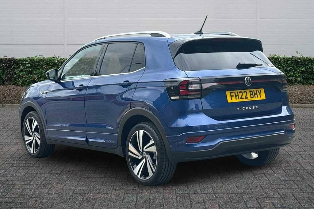 Volkswagen T-Cross 1.0 Tsi 110 R-line Dsg FH22BHY Blue #3