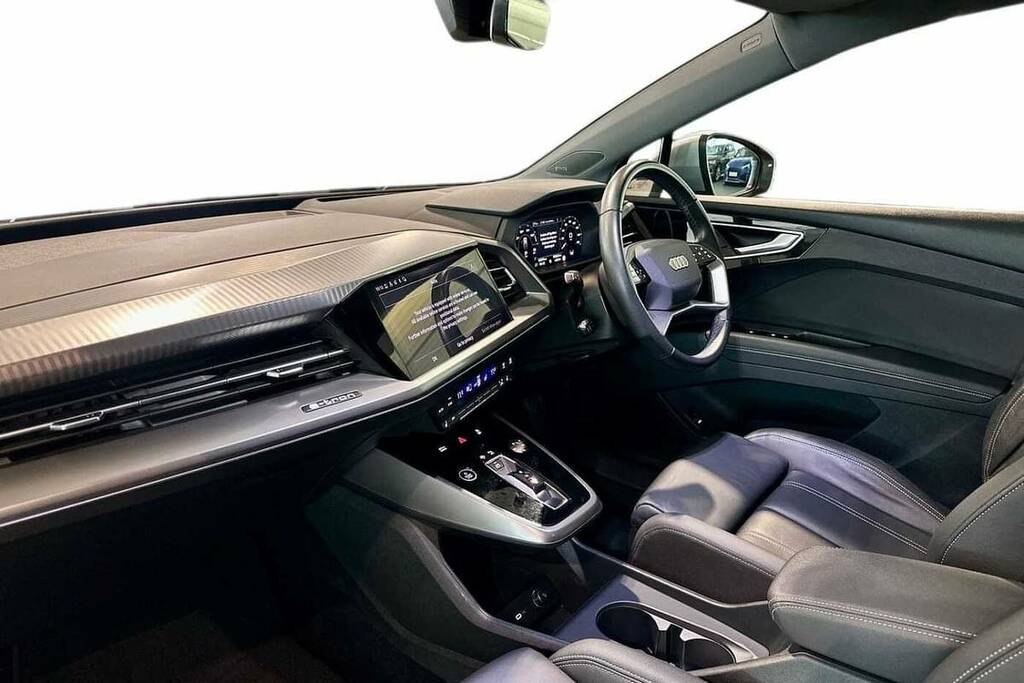 Audi Q4 E Tron 220Kw 50 Quattro 82Kwh Sport YM72TKJ Silver #2