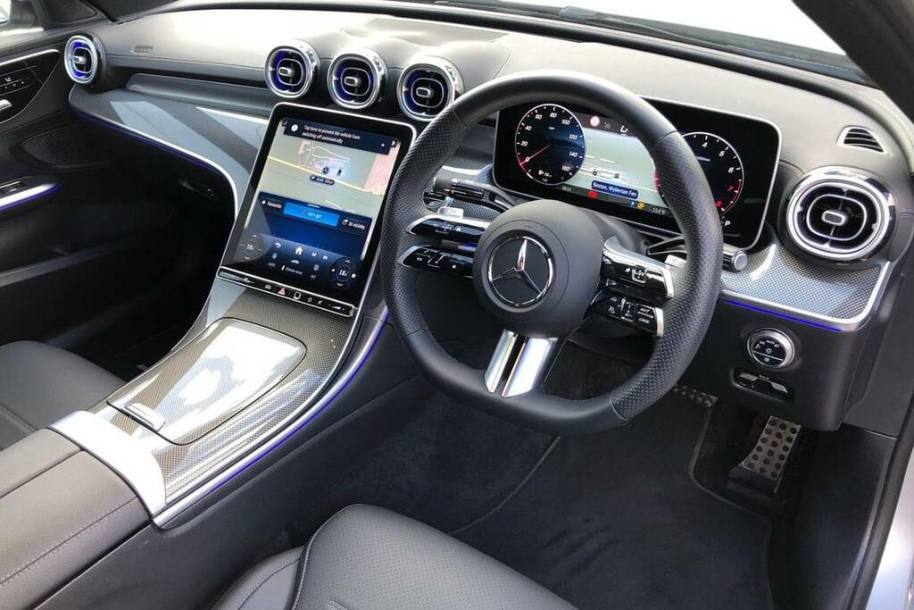 Mercedes-Benz C Class C200 Amg Line 9G-tronic KP75UFX Silver #4