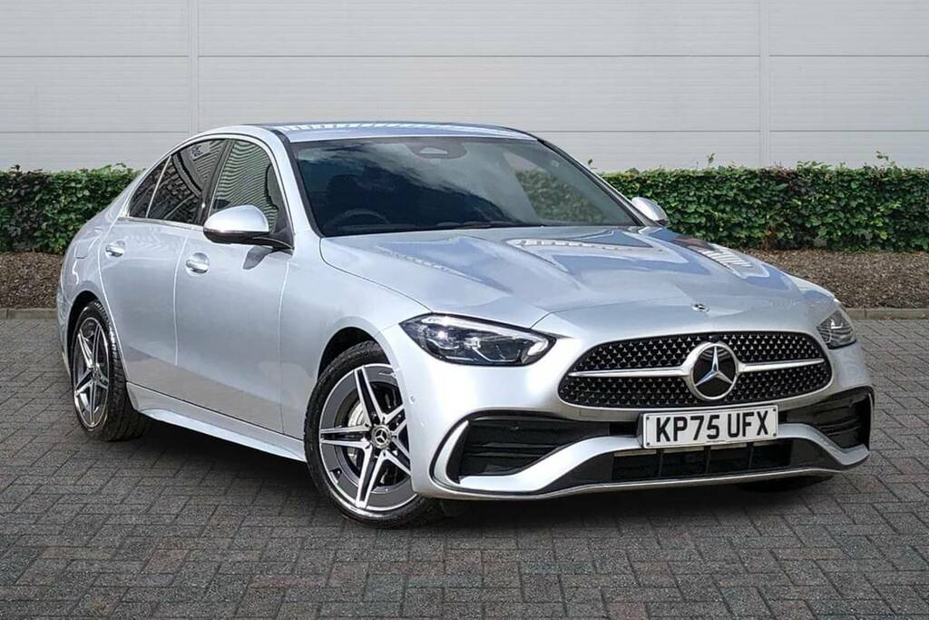 Mercedes-Benz C Class C200 Amg Line 9G-tronic Silver