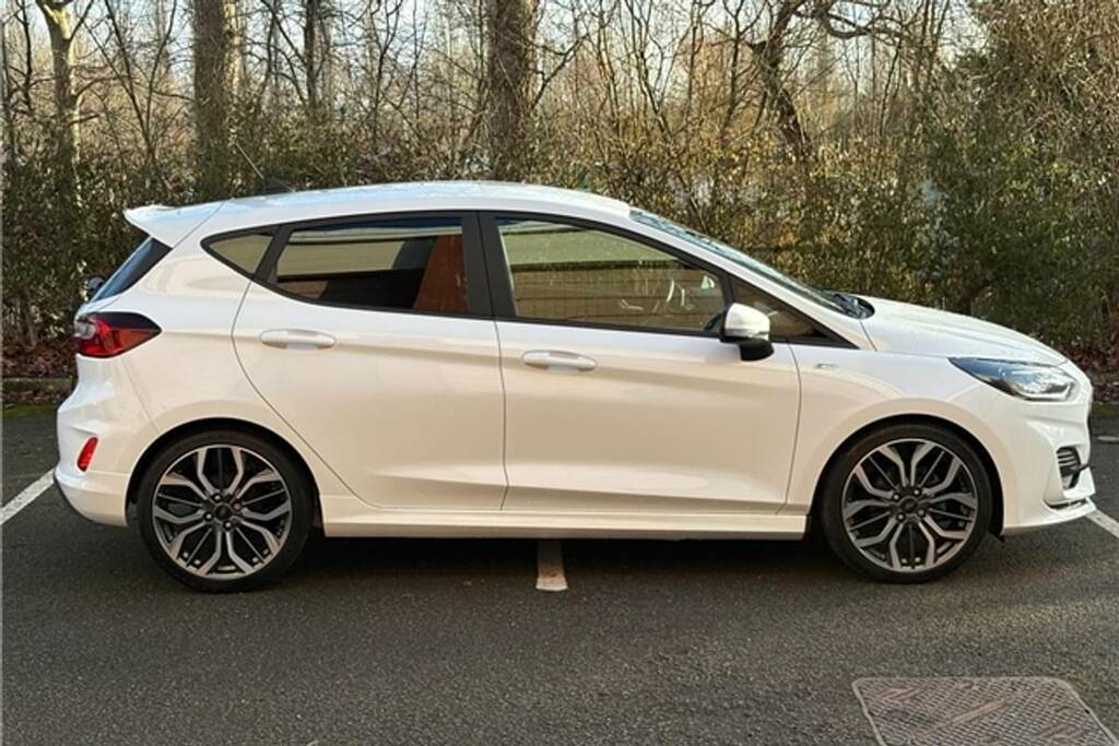 Ford Fiesta 1.0 Ecoboost St-line X YY23HAE White #2
