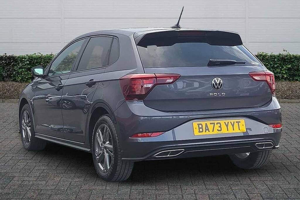 Volkswagen Polo 1.0 Tsi R-line Dsg BA73YYT Grey #3