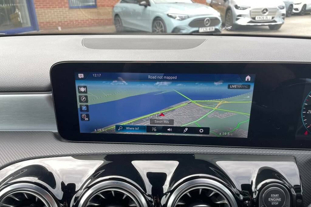 Mercedes-Benz A Class A200d Amg Line Premium White #3