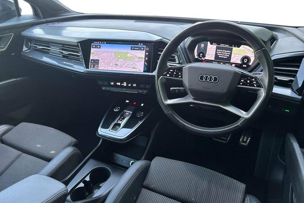 Audi Q4 E Tron 125Kw 35 55Kwh S Line LM23FCJ Black #4
