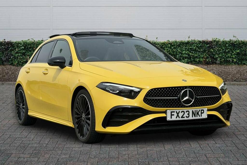 Mercedes-Benz A Class A200 Exclusive Launch Edition Yellow