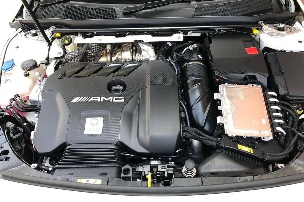 Mercedes-Benz A Class A45 S 4Matic Plus KJ25YNP White #6