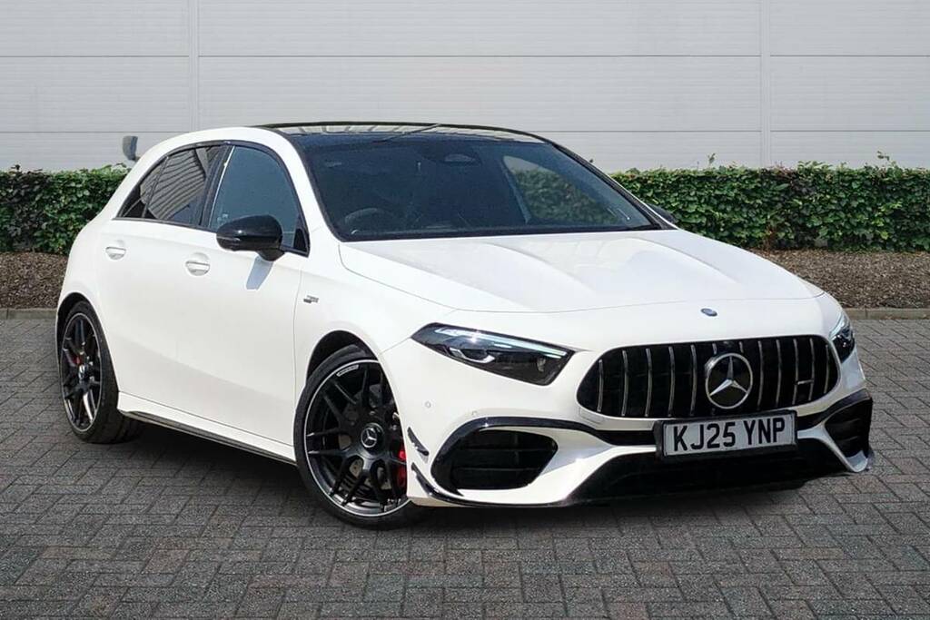 Mercedes-Benz A Class A45 S 4Matic Plus KJ25YNP White #2