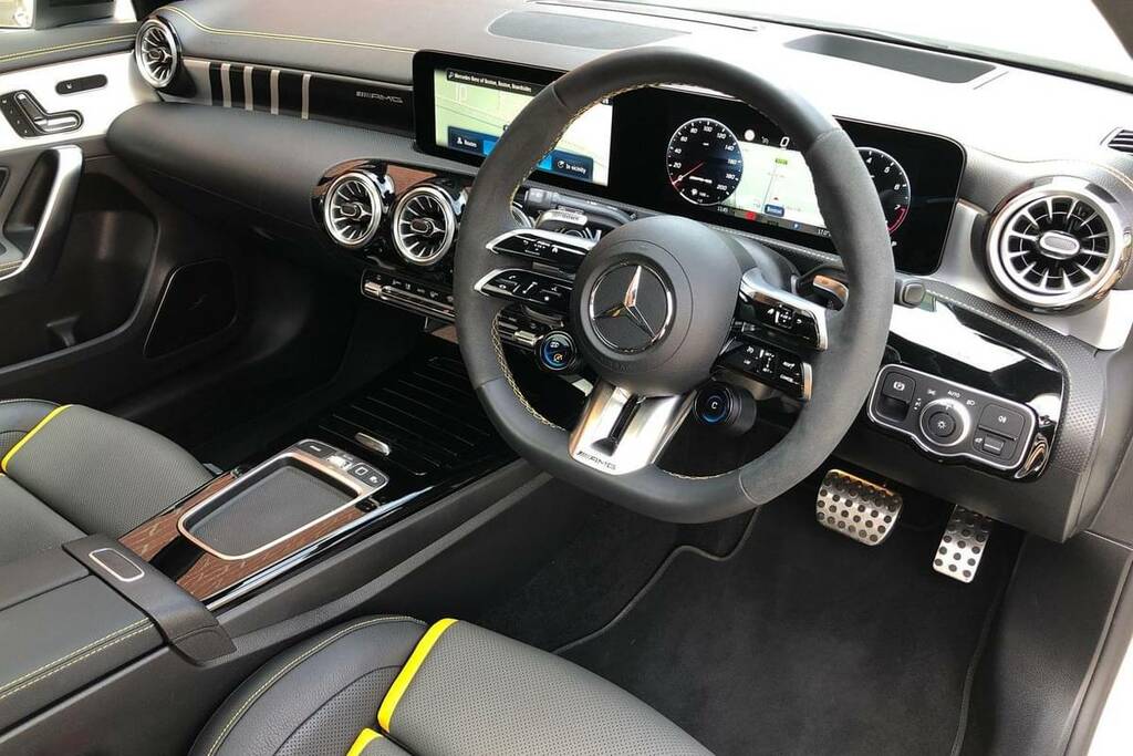 Mercedes-Benz A Class A45 S 4Matic Plus KJ25YNP White #5