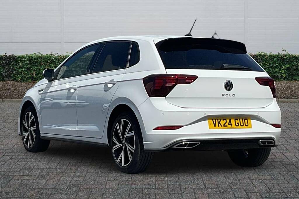 Volkswagen Polo 1.0 Tsi R-line Dsg VK24GUO White #5