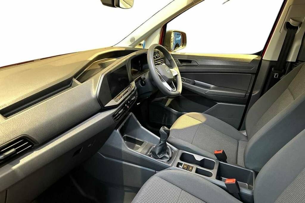 Volkswagen Caddy 2.0 Tdi 102Ps Commerce Van Businesstech Pack VN75XZU Red #2