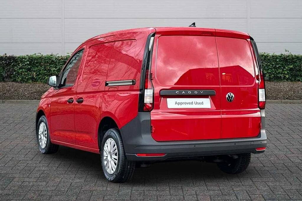 Volkswagen Caddy 2.0 Tdi 102Ps Commerce Van Businesstech Pack VN75XZU Red #3