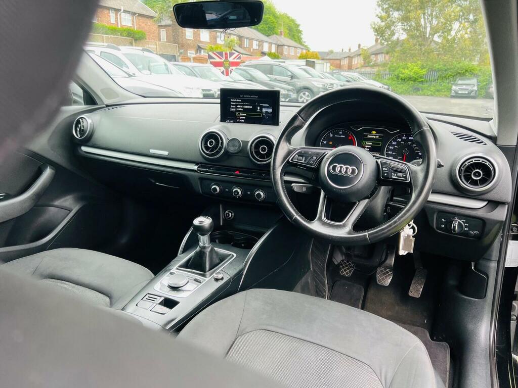 Audi A3 Hatchback 2.0 Tdi Se Technik Sportback Euro 6 Ss FC16ZFD Black #2
