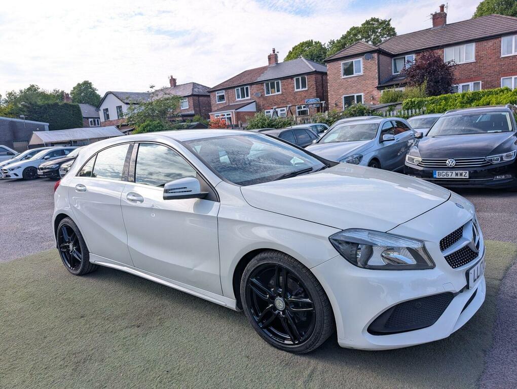 Mercedes-Benz A Class Hatchback 1.6 A160 Amg Line Euro 6 Ss 2017 LL17UME White #4