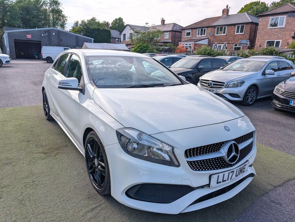 Mercedes-Benz A Class Hatchback 1.6 A160 Amg Line Euro 6 Ss 2017 LL17UME White #6