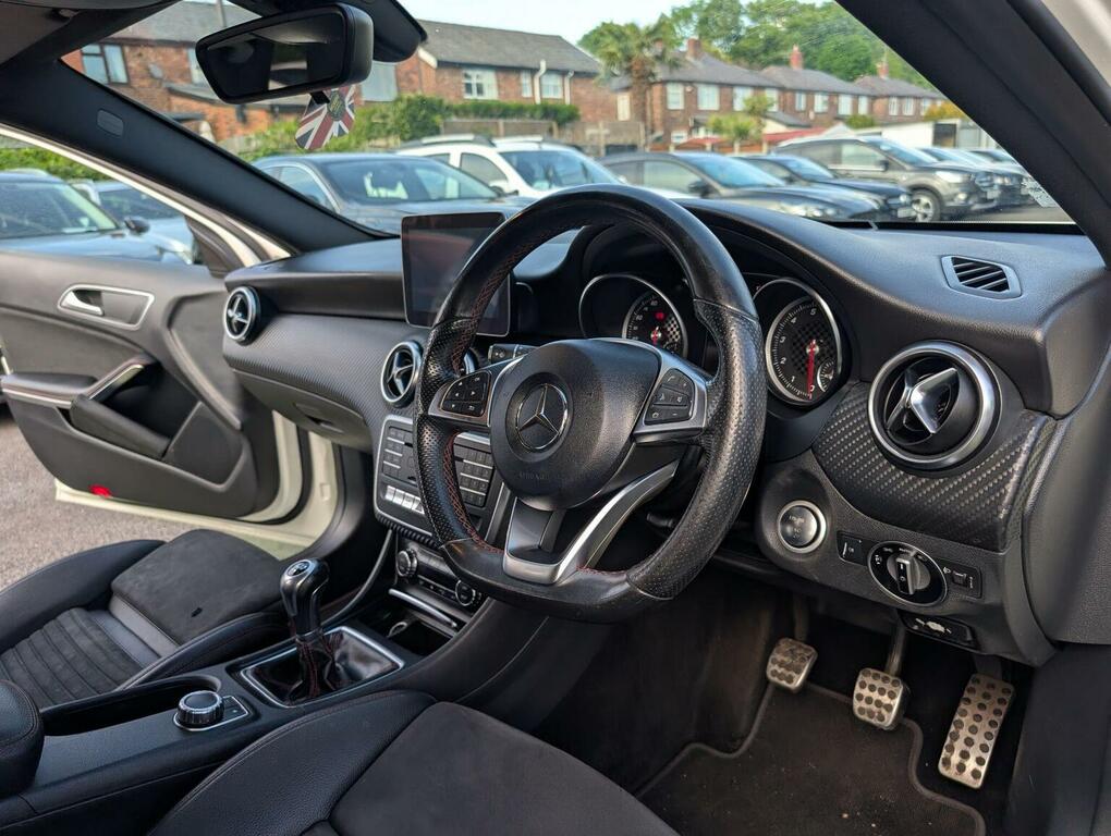 Mercedes-Benz A Class Hatchback 1.6 A160 Amg Line Euro 6 Ss 2017 LL17UME White #2