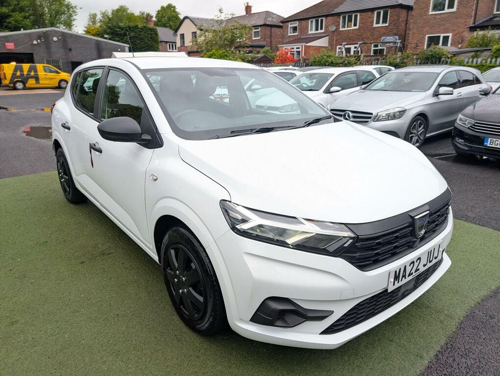 Dacia Sandero Hatchback 1.0 Sce Essential Euro 6 Ss 2022 MA22JUJ White #6
