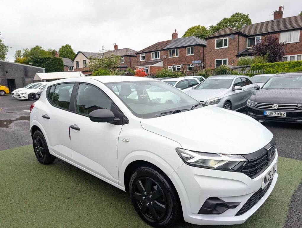 Dacia Sandero Hatchback 1.0 Sce Essential Euro 6 Ss 2022 MA22JUJ White #5