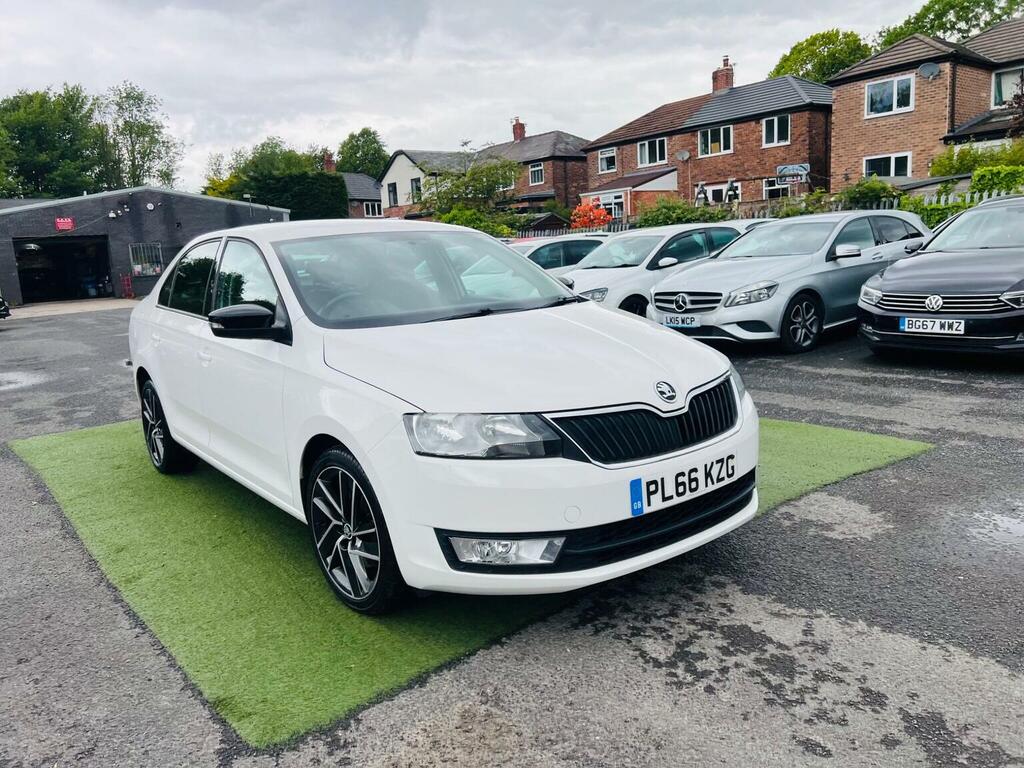 Skoda Rapid Hatchback 1.2 Tsi Sport Euro 6 Ss 201666 White #6