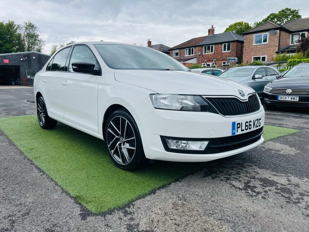 Skoda Rapid Hatchback 1.2 Tsi Sport Euro 6 Ss 201666 White #5