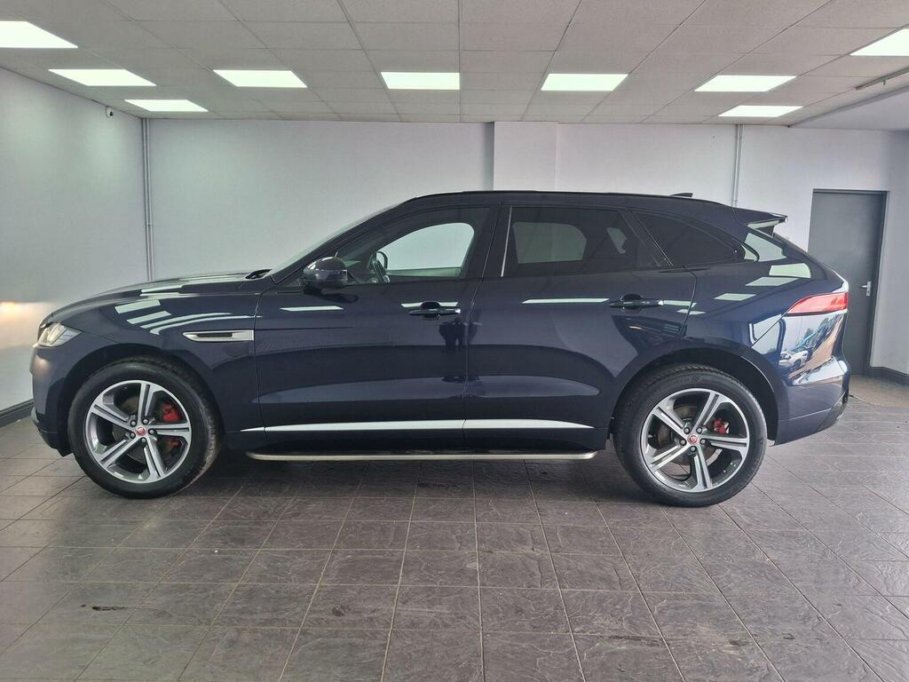 Jaguar F-Pace Suv 3.0 D300 V6 S Awd Euro 6 Ss 2019 YT19BUW Blue #4
