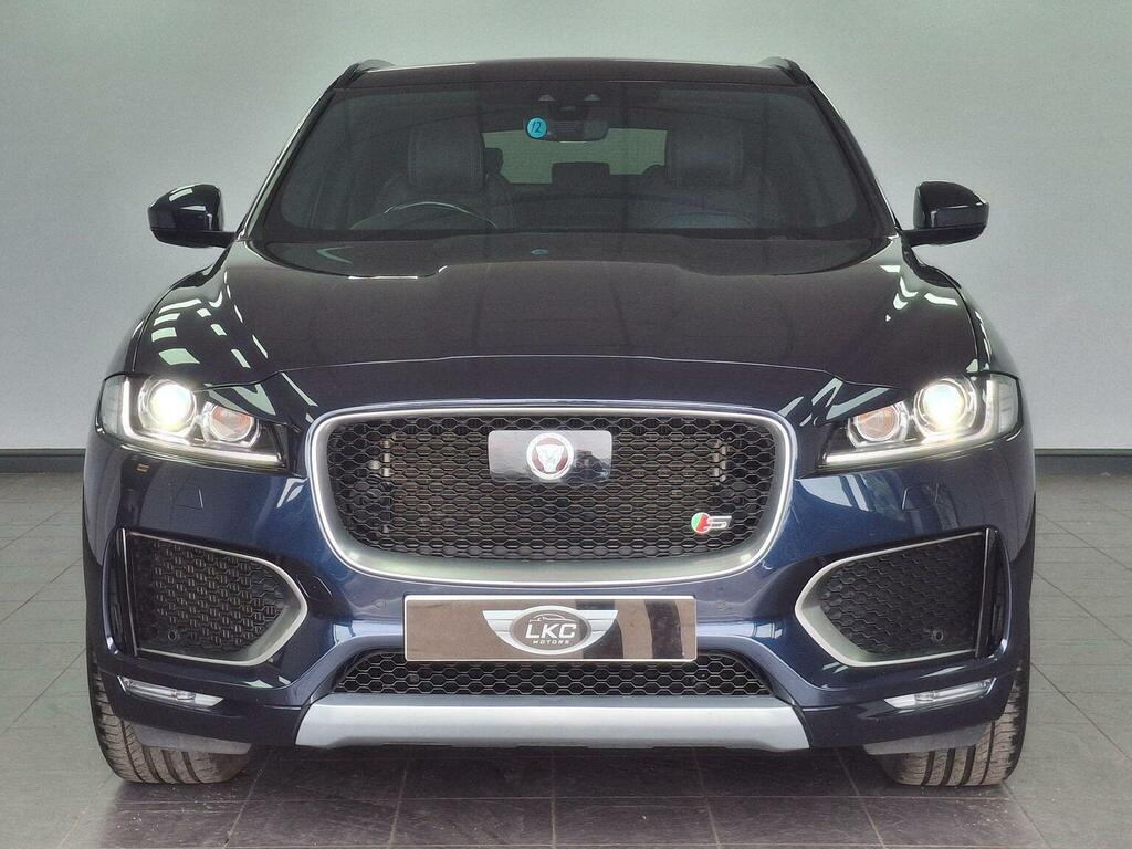 Jaguar F-Pace Suv 3.0 D300 V6 S Awd Euro 6 Ss 2019 YT19BUW Blue #3