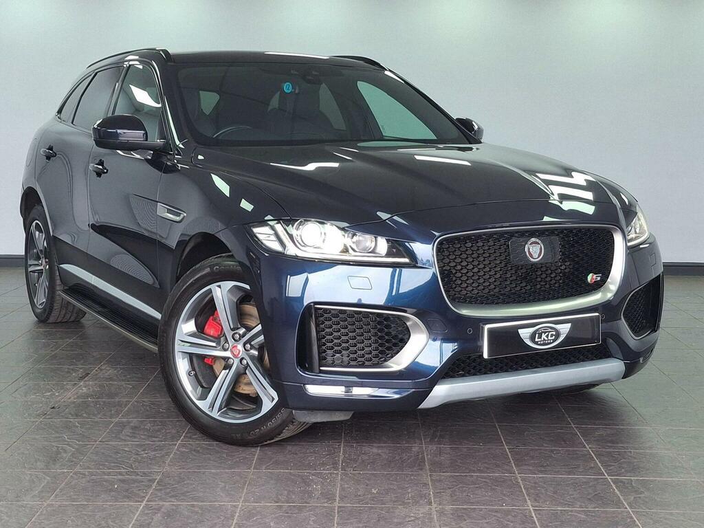 Jaguar F-Pace Suv 3.0 D300 V6 S Awd Euro 6 Ss 2019 YT19BUW Blue #5