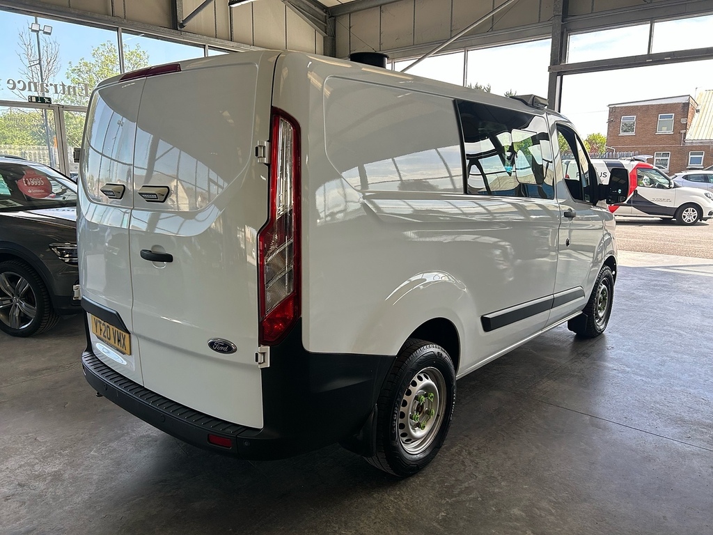 Ford Transit Custom 2.0 320 Ecoblue Leader Crew Van Double Cab Die YT20VMX White #4