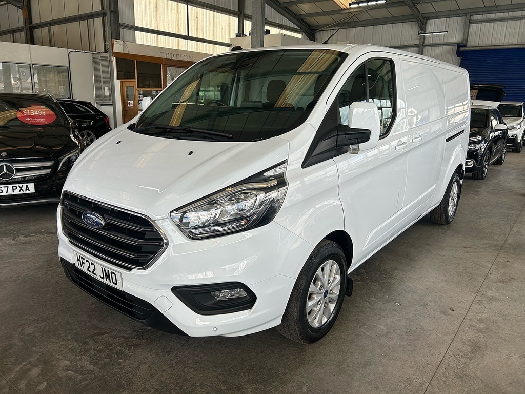 Ford Transit Custom 2.0 300 Ecoblue Limited Panel Van Manua HF22JMO White #2