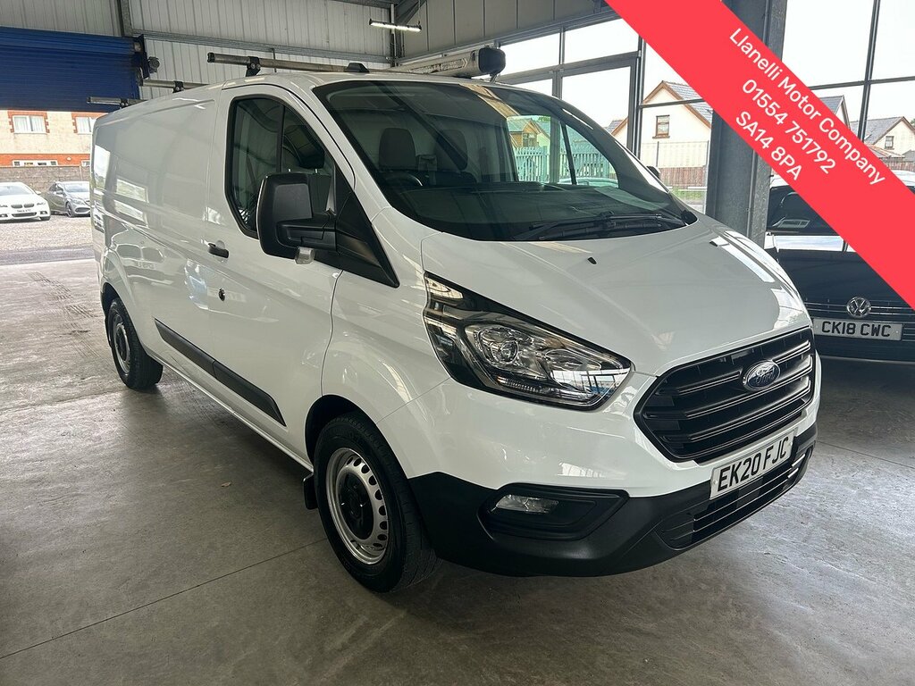 Ford Transit Custom 2.0 320 Ecoblue Leader Panel Van White