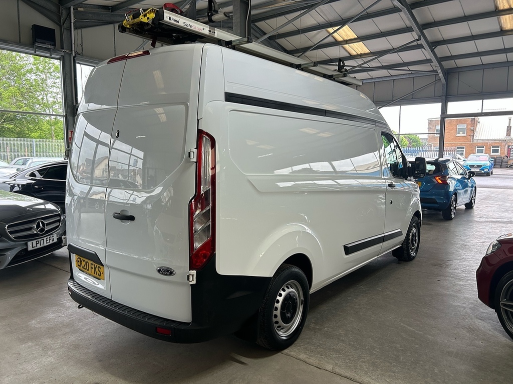 Ford Transit Custom 2.0 320 Ecoblue Leader Panel Van EK20FKS White #3