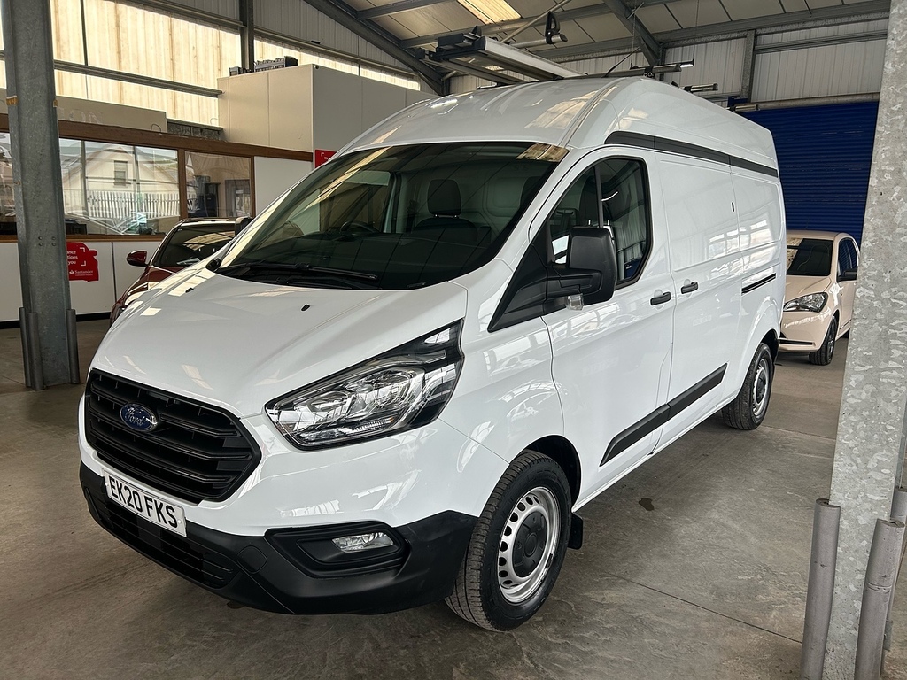Ford Transit Custom 2.0 320 Ecoblue Leader Panel Van White