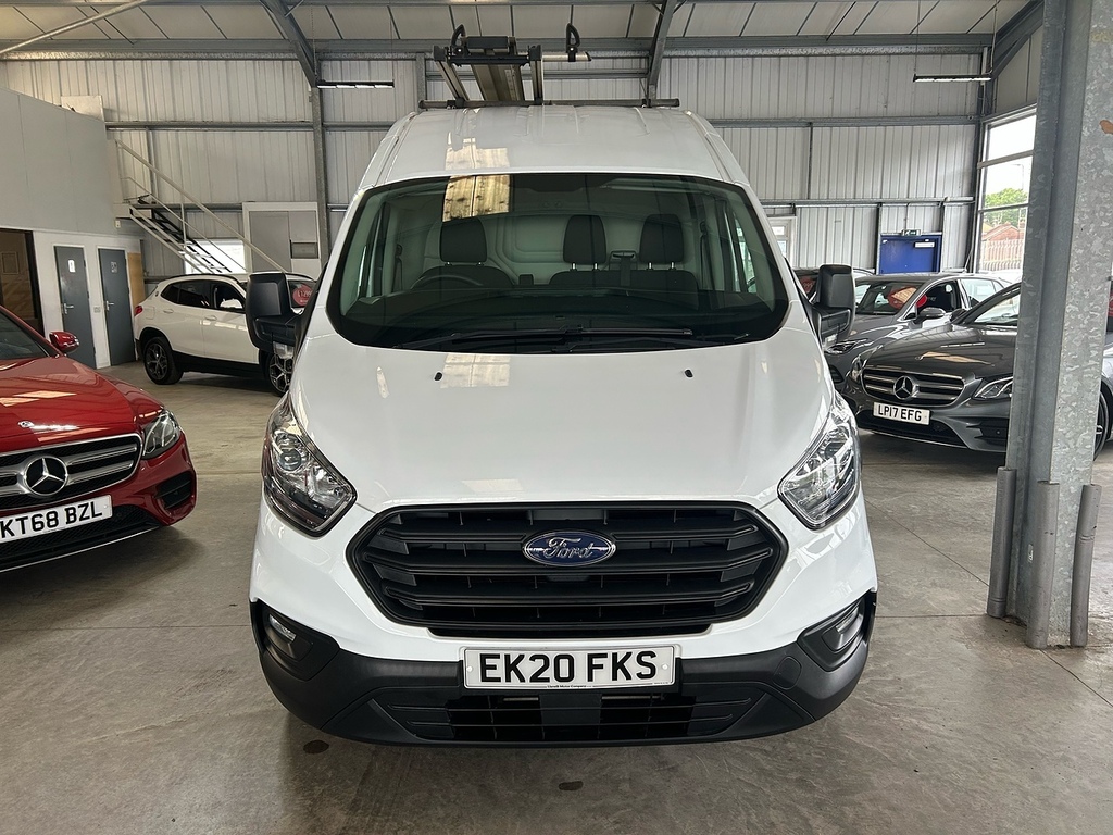 Ford Transit Custom 2.0 320 Ecoblue Leader Panel Van EK20FKS White #2